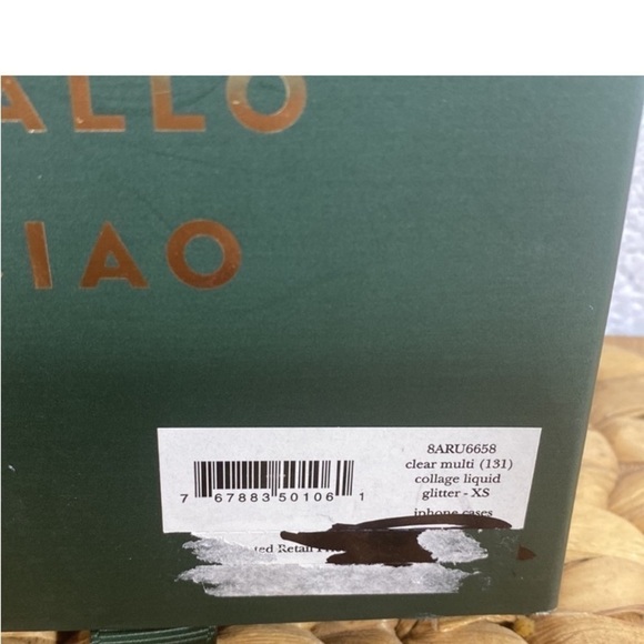 Kate Spade New York collage liquid glitter I Phone XS / X case​​​​​​​​​​​​ - Picture 5 of 6